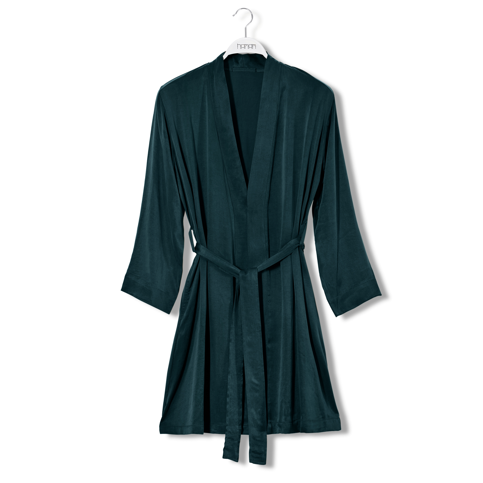slim fit dress slacks The Traitors Logo Unisex Green Hooded Bathrobe — Vanilla Underground main image 0