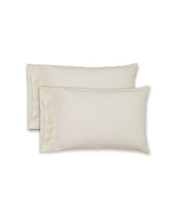 WRINKLE WASHED LINEN PILLOWCASE