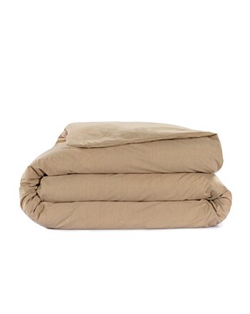 HERITAGE NATURAL COTTON PERCALE DUVET COVER