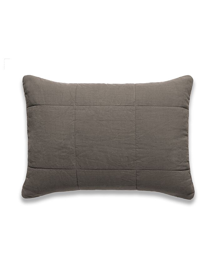 WRINKLE WASHED LINEN QUILTED SHAM